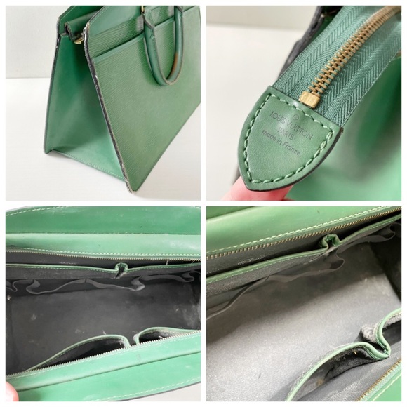 ❤️SOLD❤️Louis Vuitton green epi leather Riviera vintage tote bag - Picture 6 of 10